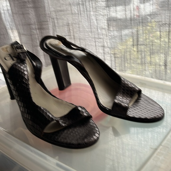 Sling back hi heeled sandals - Picture 9 of 14